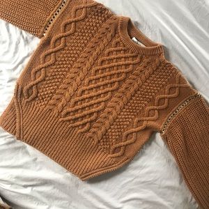 Self Portrait Sweater with chain link detail